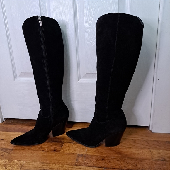 Vince Camuto 🖤 Oyennda Suede Leather Boots - Picture 5 of 15